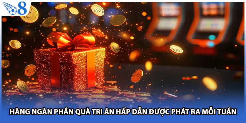 Hàng ngàn phần quà tri ân hấp dẫn được phát ra mỗi tuần