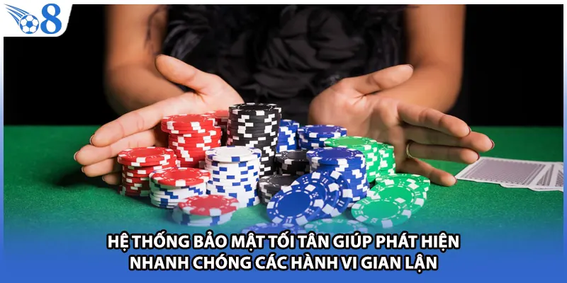 Hệ thống bảo mật tối tân giúp phát hiện nhanh chóng các hành vi gian lận