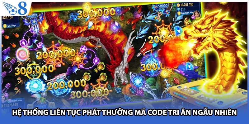 Hệ thống liên tục phát thưởng mã code tri ân ngẫu nhiên