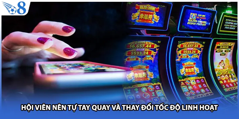 Hội viên nên tự tay quay và thay đổi tốc độ linh hoạt