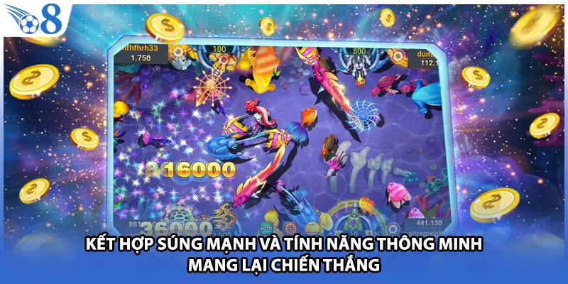 Kết hợp súng mạnh và tính năng thông minh mang lại chiến thắng