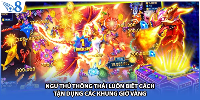 Ngư thủ thông thái luôn biết cách tận dụng các khung giờ vàng